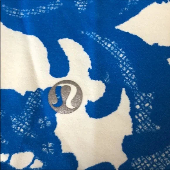 Lululemon Athletica Blue and White power Y tank top - Picture 5 of 6
